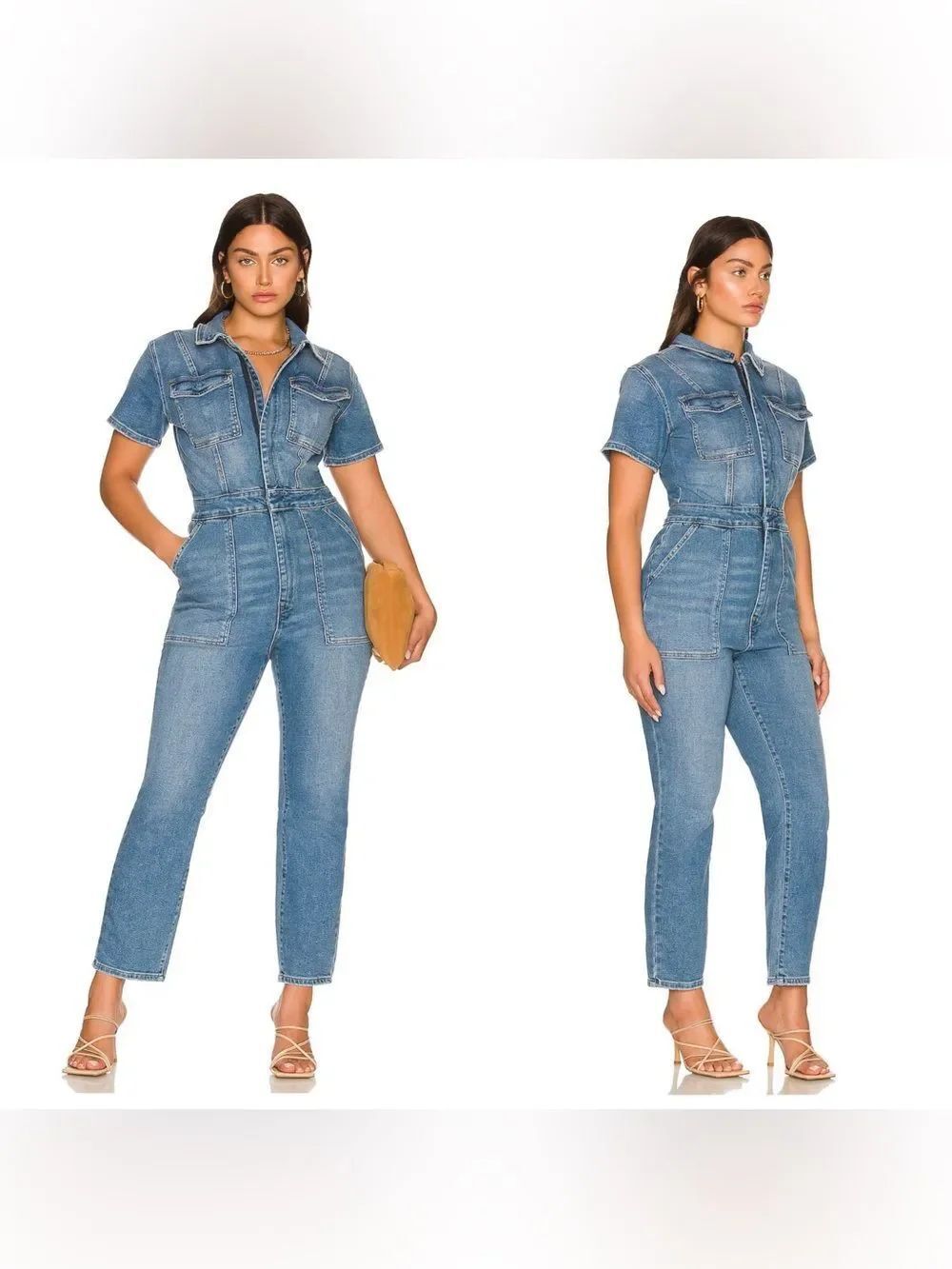 Good American Fit For Success Jumpsuit in Blue274
